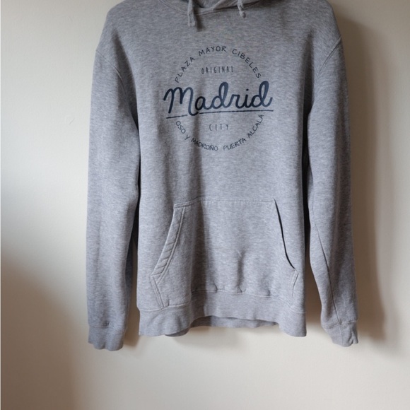 Gray Madrid Hoodie - Picture 1 of 3